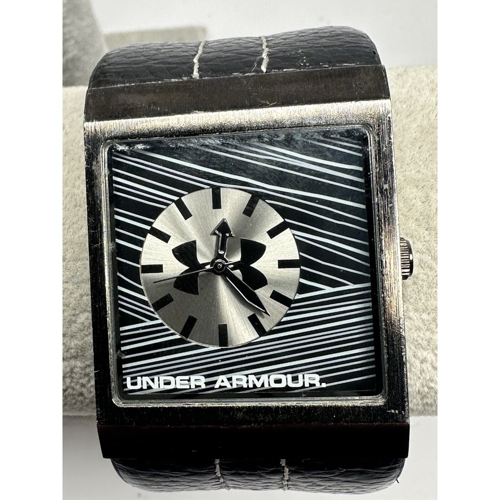 Under Armour Rockwell Mercedes‎ Mens Watch New Battery 35MM 8" Leather Band D76